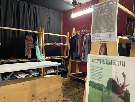 Izmenjevalnica oblačil v MCP - maj 2025